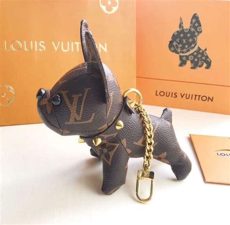 louis vuitton dog keychain